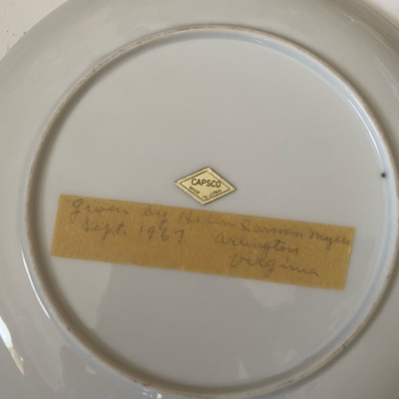 Vintage CAPSCO State of Virginia Decorative Plate - Picture 5 of 6